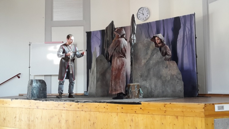 Eine Szene aus Macbeth.